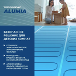 Теплый пол "Теплолюкс" Alumia 375 Вт/2,5 кв.м | Нагревательный мат на фольге