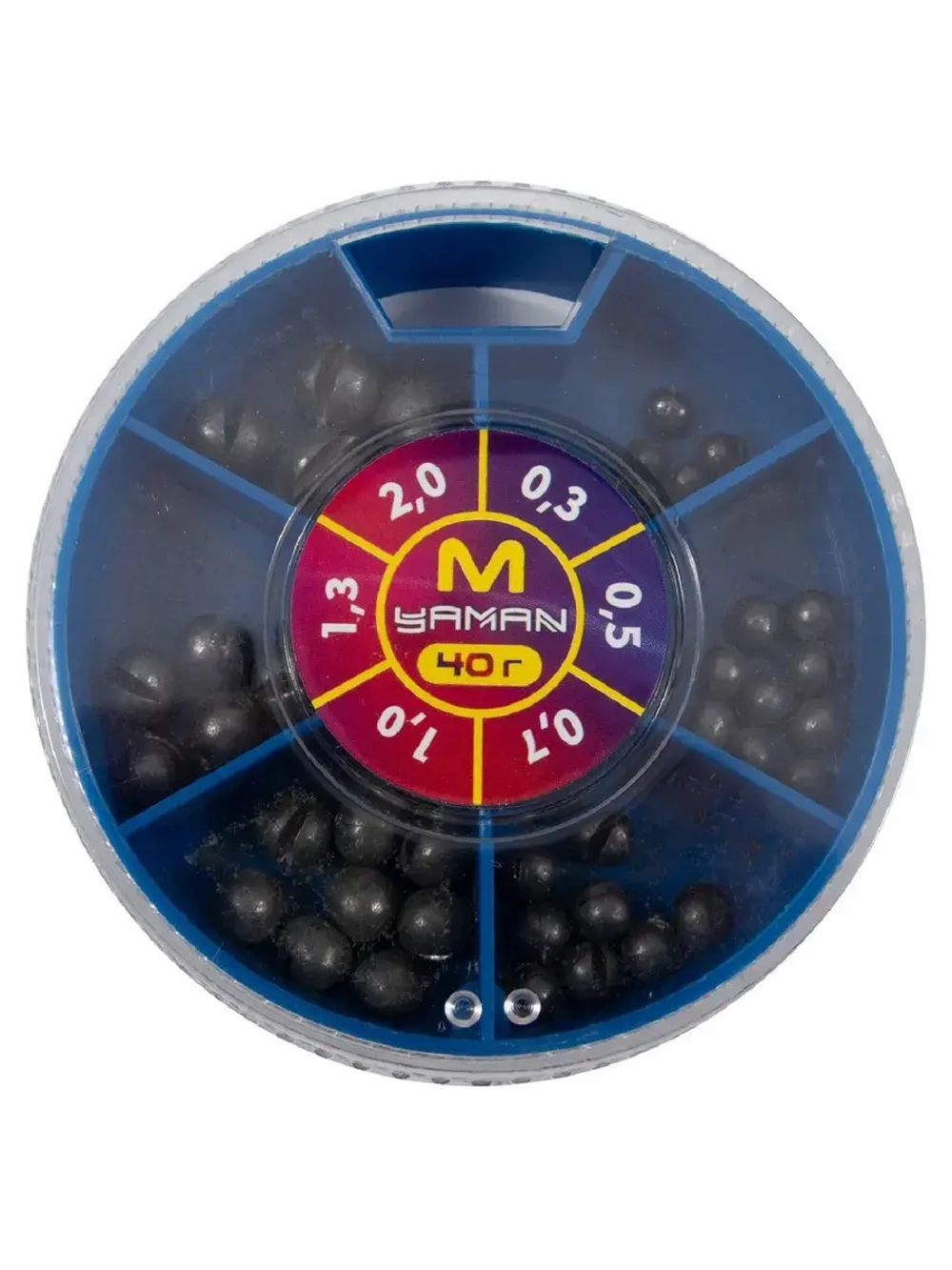 Набор грузил "ЯМАН" "M" 40 г, 0,3-2,0 г