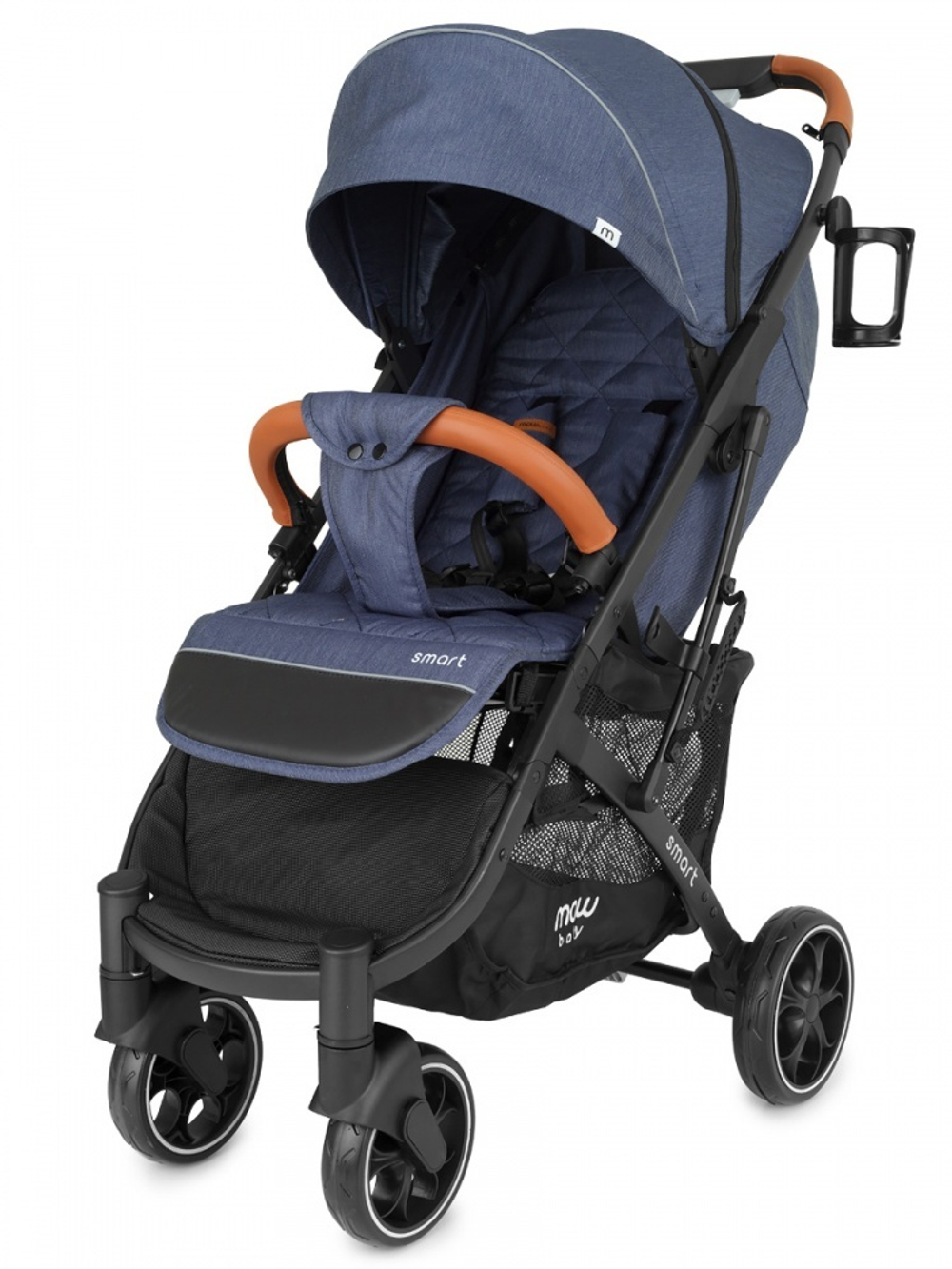 Коляска детская MOWBaby "SMART" MB101 Blue