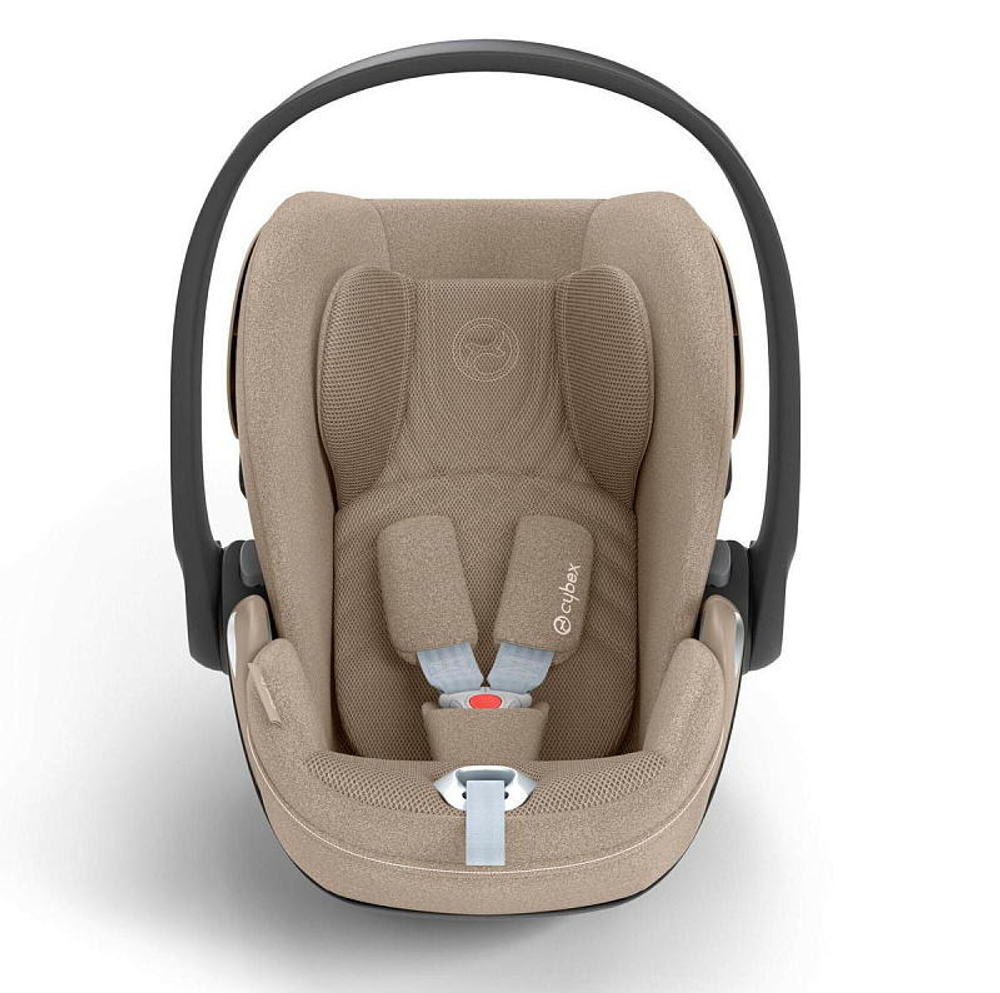 Коляска 3 в 1 Cybex Priam IV Chrome Brown complete и автокресло Cloud T i-Size Cozy Beige Plus Mirage Grey