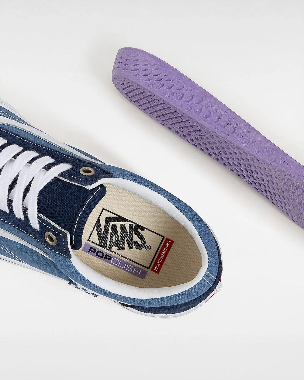 Кеды Vans Skate Old Skool Pro Navy/White