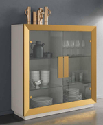 Витрина Cloe 2021 Disemobel Oro-10/Blanco