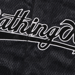 A Bathing Ape Bathing Ape Camo Stripe Baseball Shirt черный