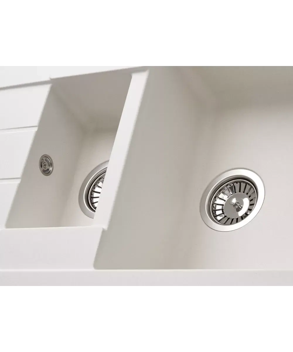 Кухонная мойка Kuppersberg MODENA 1,5B1D WHITE фото 3