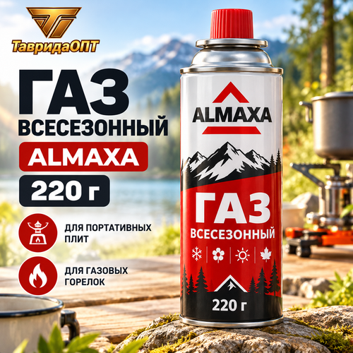 Газ всесезонный в баллоне 220 г. ALMAXA