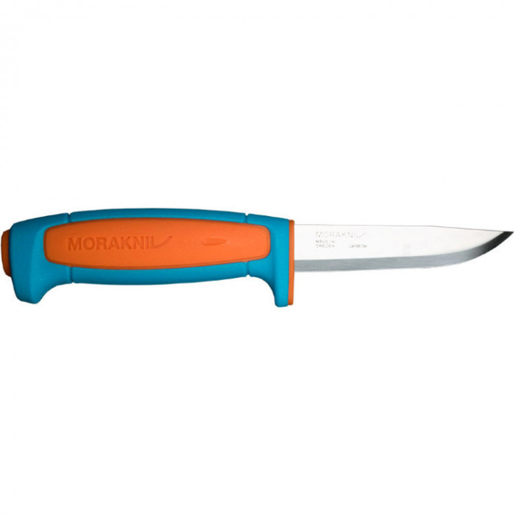 Нож Morakniv Basic углеродистая сталь, пласт. ручка, синий 13152
