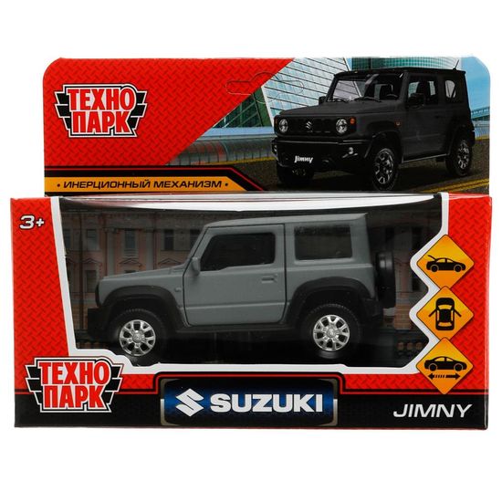 Машина металл SUZUKI JIMNY 11,5 см, двер, баг, инер, сер, кор. Технопарк