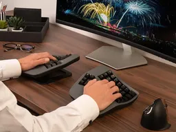 Kinesis Advantage360 Professional Split Ergonomic Keyboard — Положение рук при печати