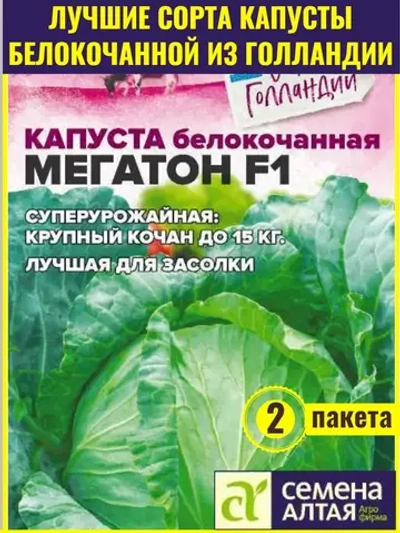 Семена капусты Мегатон F1