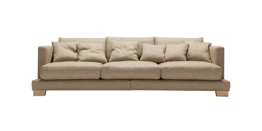 Диван Colorado 270*114*81/43 4 seater/lux/LCV  fabric customer Legs: wood/№ 7  dark brown