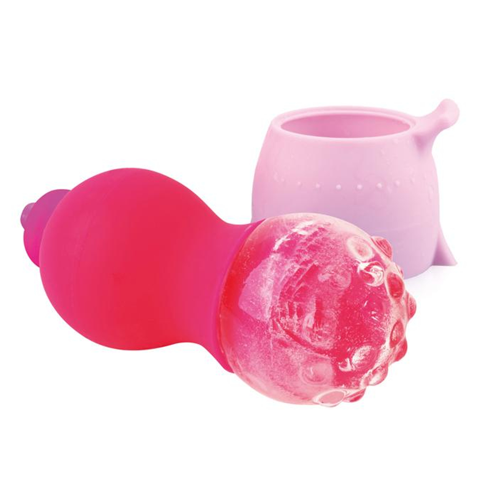 Розовый ледяной вибромассажер ICE VIBRATOR FREEZER PLEASER