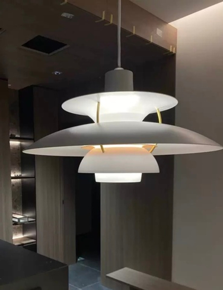 Pendant design lamp PH 5 by Louis Poulsen (White)