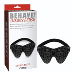 Черная маска на глаза Behave (Цвет: черный)