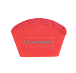 Shine Systems Ракель с фетром полукруглый 10*5см