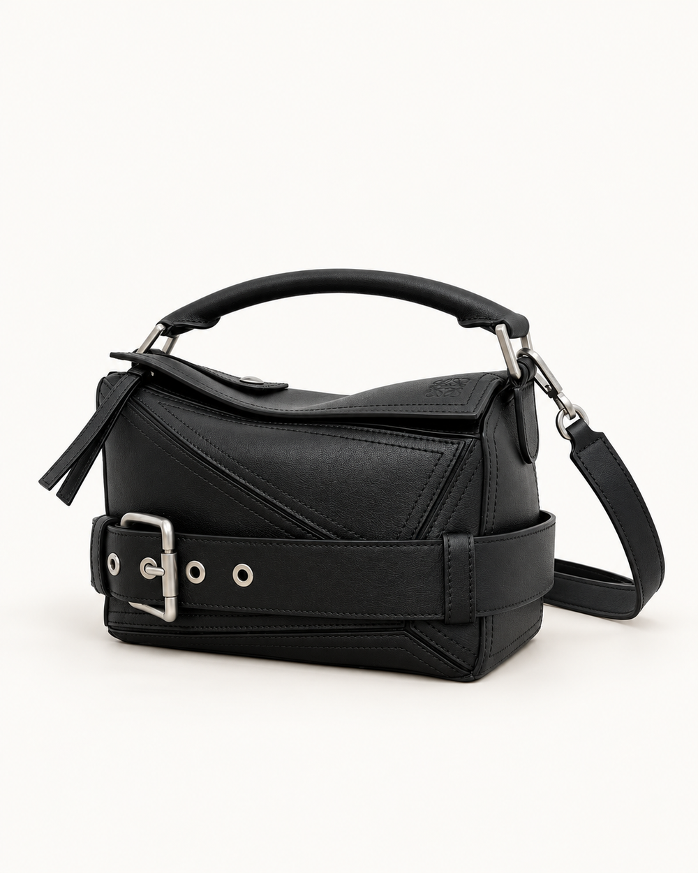 Сумка LOEWE Puzzle Biker Small, чёрный цвет