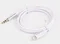 Аудио кабель GL-060, Lightning - 3.5 AUX, 1 м, белый