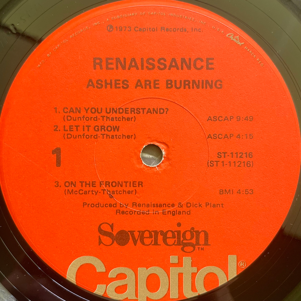 Renaissance – Ashes Are Burning (США 1973г.)