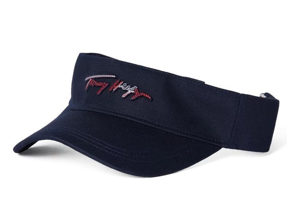 Козырек теннисный Tommy Hilfiger Iconic Signature Visor Women - desert sky