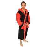 Халат махровый Diapolo Black/red для спортсменов по водным видам спорта