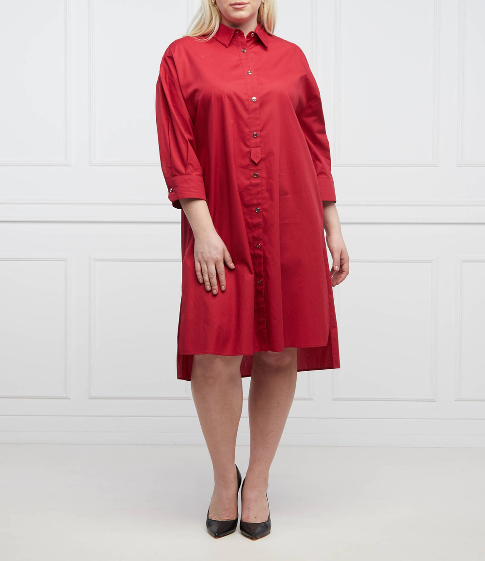 платье duca plus size Persona by Marina Rinaldi - бордовый(1222032)