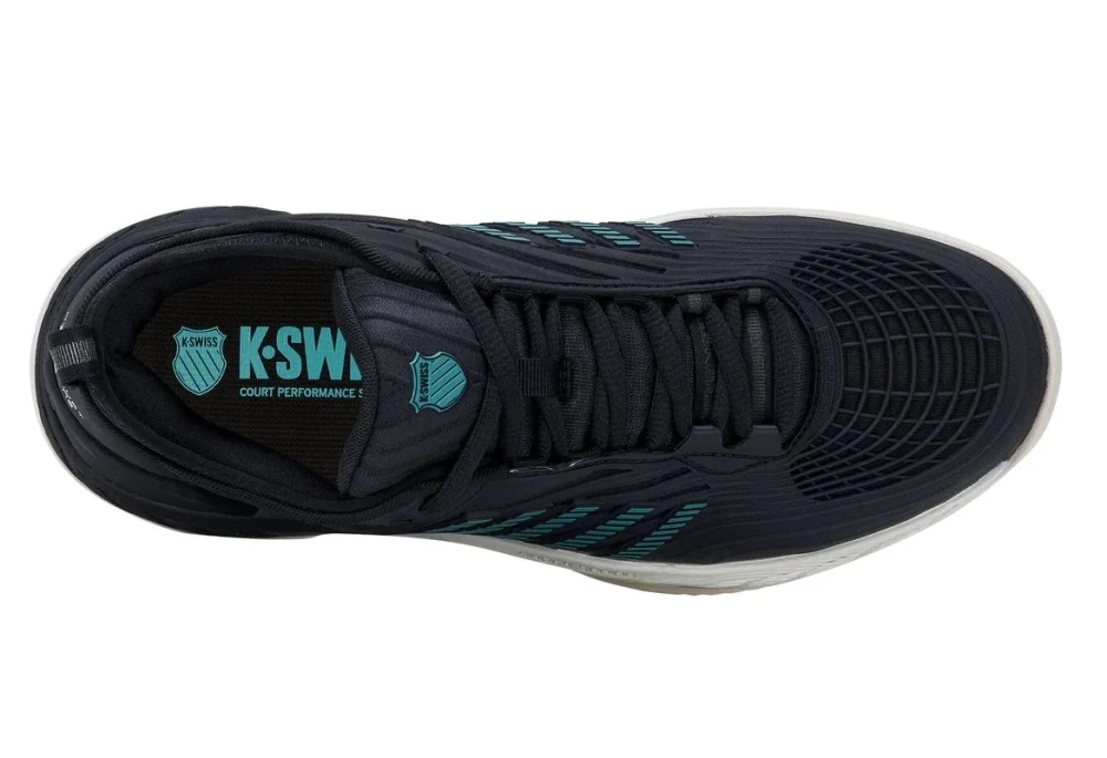 Мужские кроссовки теннисные K-Swiss Hypercourt Supreme 2 Clay - carbon/blanc de blanc/baltic