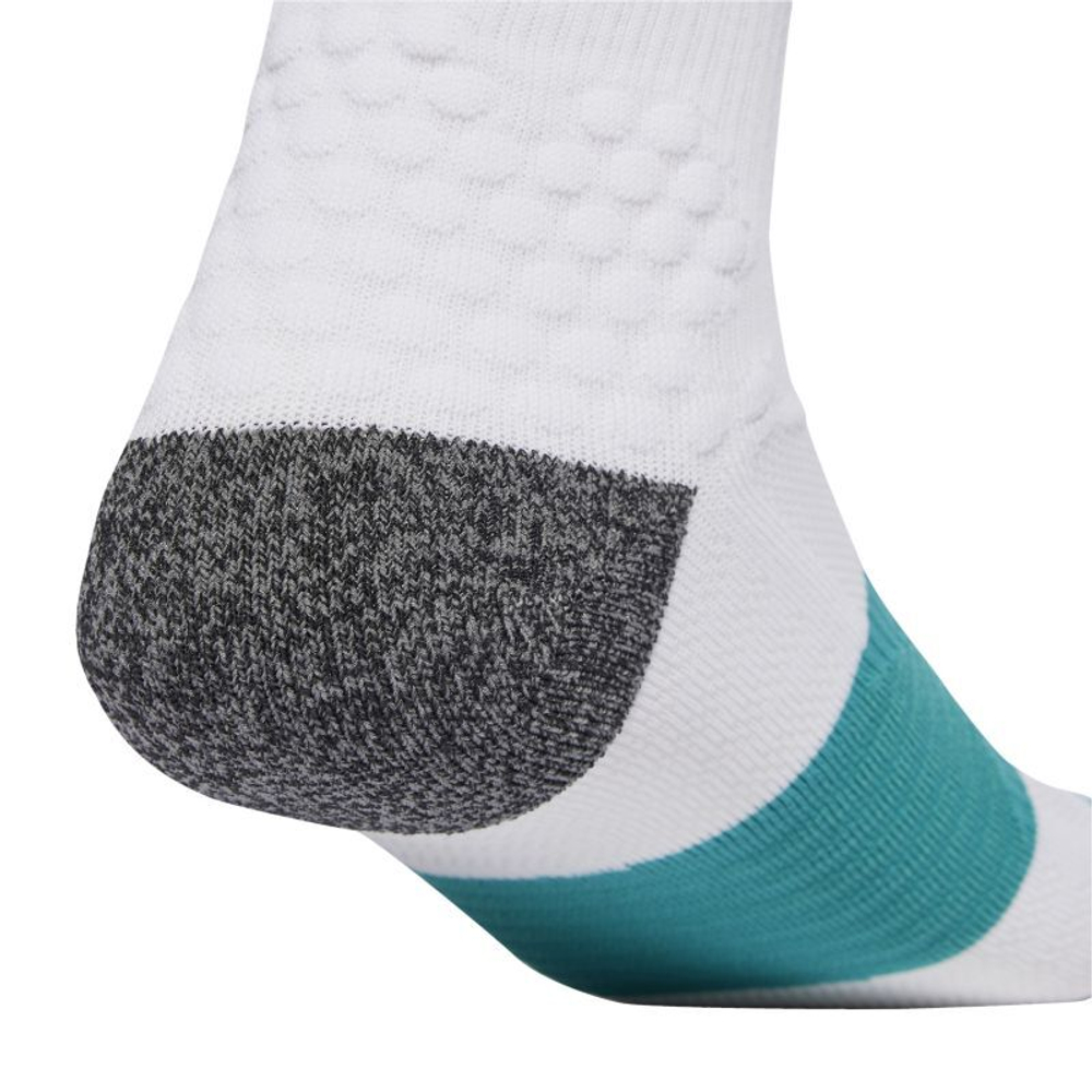 Теннисные носки Adidas Runboost - white/pure teal