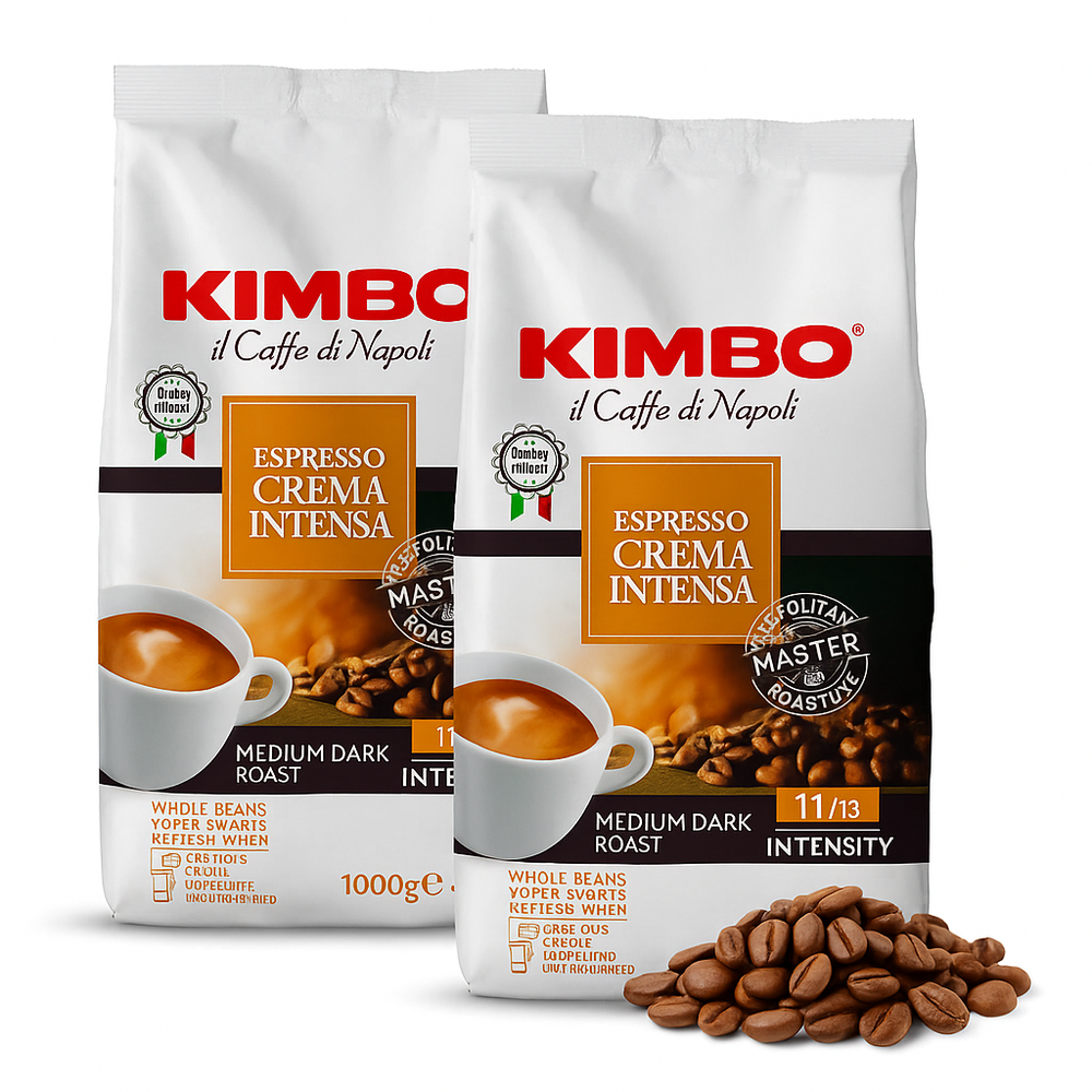 Кофе в зернах Kimbo Espresso Crema Intensa, 1 кг (Кимбо) х 2 шт