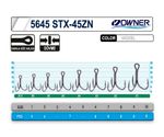 OWNER Крючок тройной STX-45ZN №3 7шт