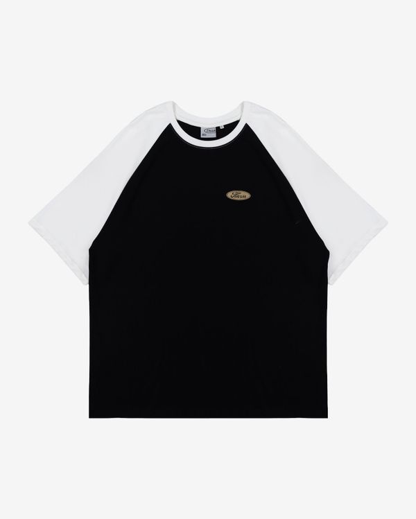 Футболка Palm Garage Raglan черная - фото 1