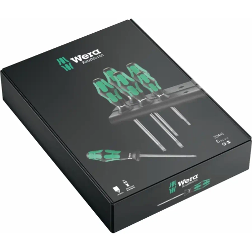 Набор отвёрток Kraftform Plus Lasertip + подставка WERA 05105650001