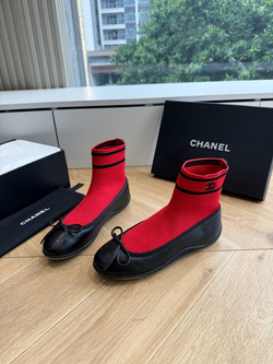 Ботинки балетки Chanel