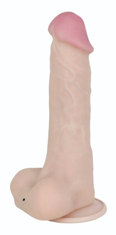 Телесный вибратор-реалистик NEOSKINUM - 21,5 см. (Цвет: телесный)
