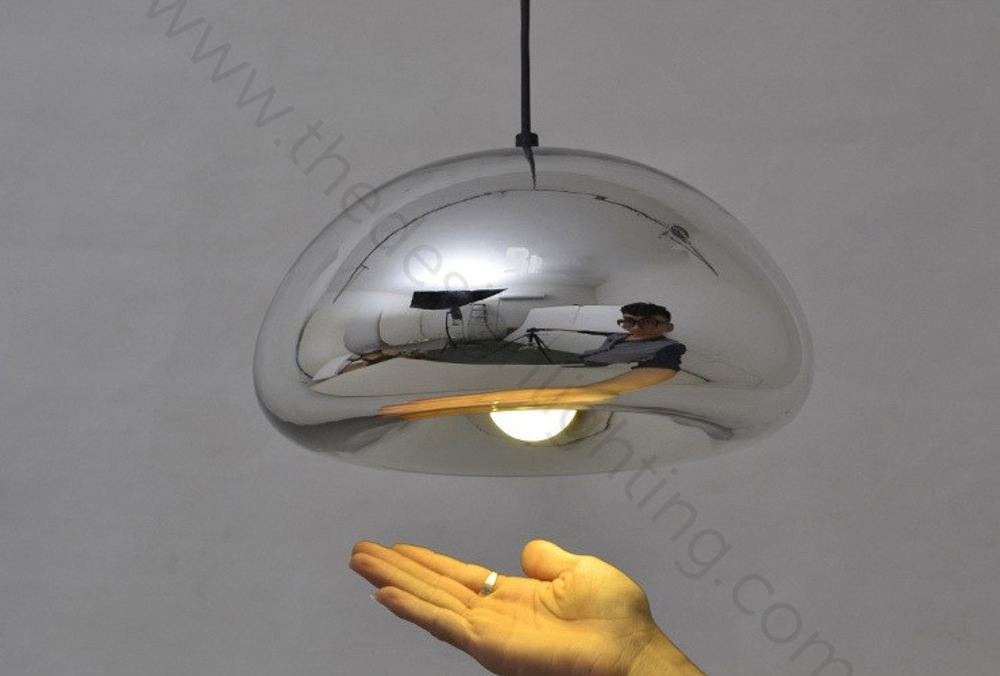 Pendant design lamp  Void by Tom Dixon D30 (Silver)