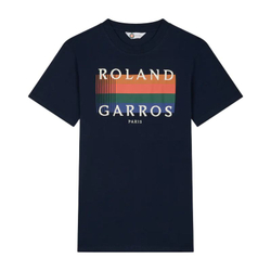 Мужская футболка Roland Garros Color Lines - navy blue