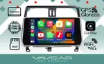Магнитола для Toyota Land Cruiser Prado 150 2017-2023 - Vaycar VA77-1053 на Android 13, Быстрая, 4G SIM-слот