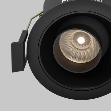 Встраиваемый светильник 10W 3000К DL128-10W3K-B черный Омут Т/Dip T Maytoni
