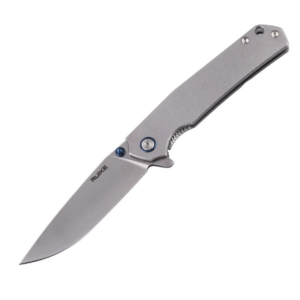 Нож туристический Ruike P801 серебряно-синий, P801-SF