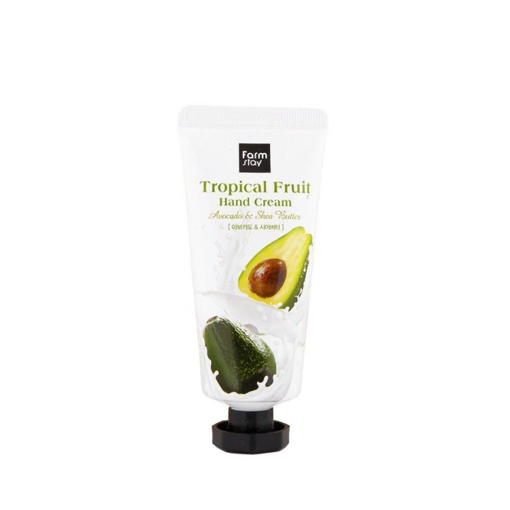 Крем для рук с авокадо и маслом ши Farm Stay Tropical Fruit Avocado & Shea Butter Hand Cream 50 мл