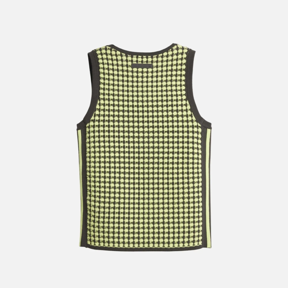 Майка унисекс Adidas X Wales Bonner Crochet Vest Semi Frozen Yellow/Night Brown