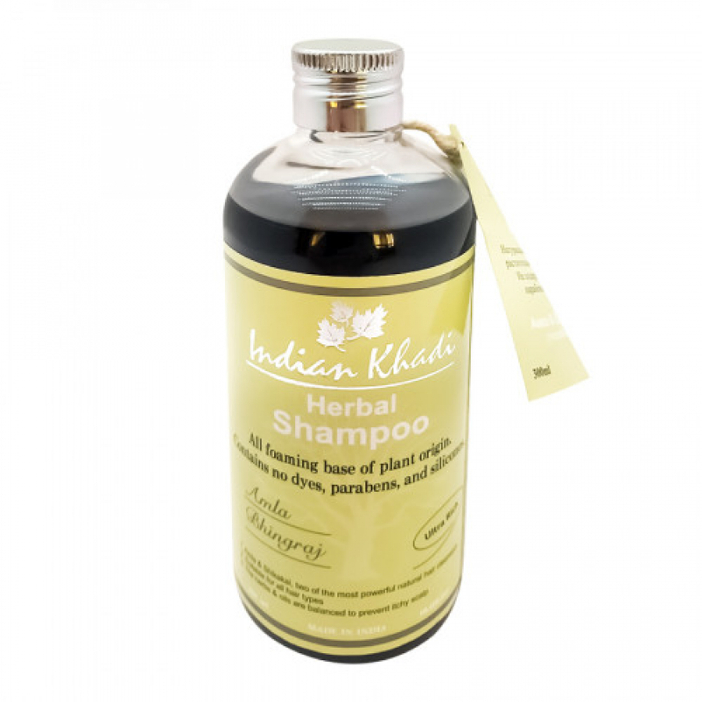 Восстанавливающий шампунь с амлой и белой эклиптой (shampoo) Indian Khadi | Индиан Кади 300мл