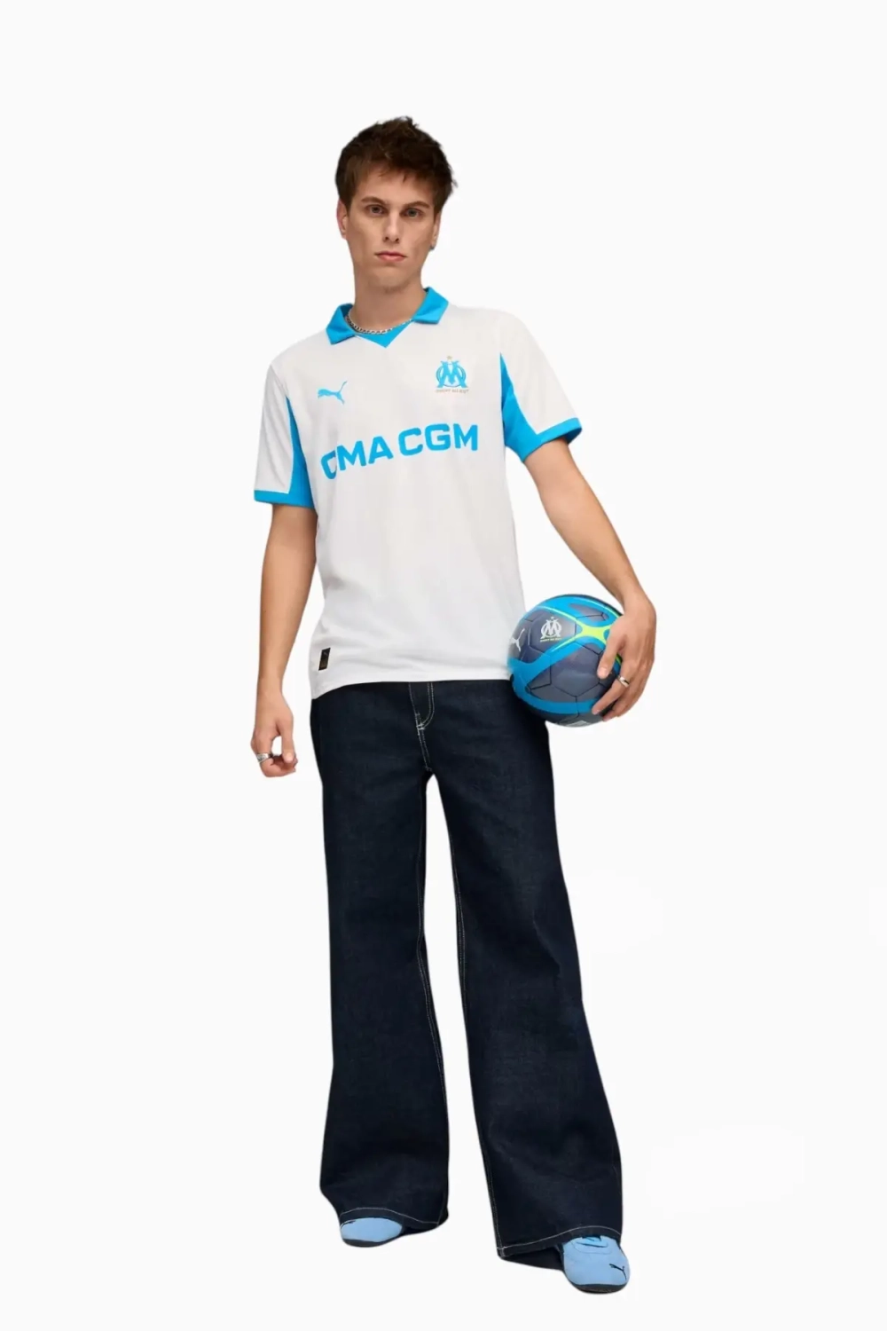 Футболка Puma Olympique de Marseille 25/26 Home - белый