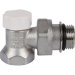 Клапан балансировочный угловой STOUT - 1/2" (ВР/НР-американка, PN10, Tmax 120°C, с самоуплотнением)