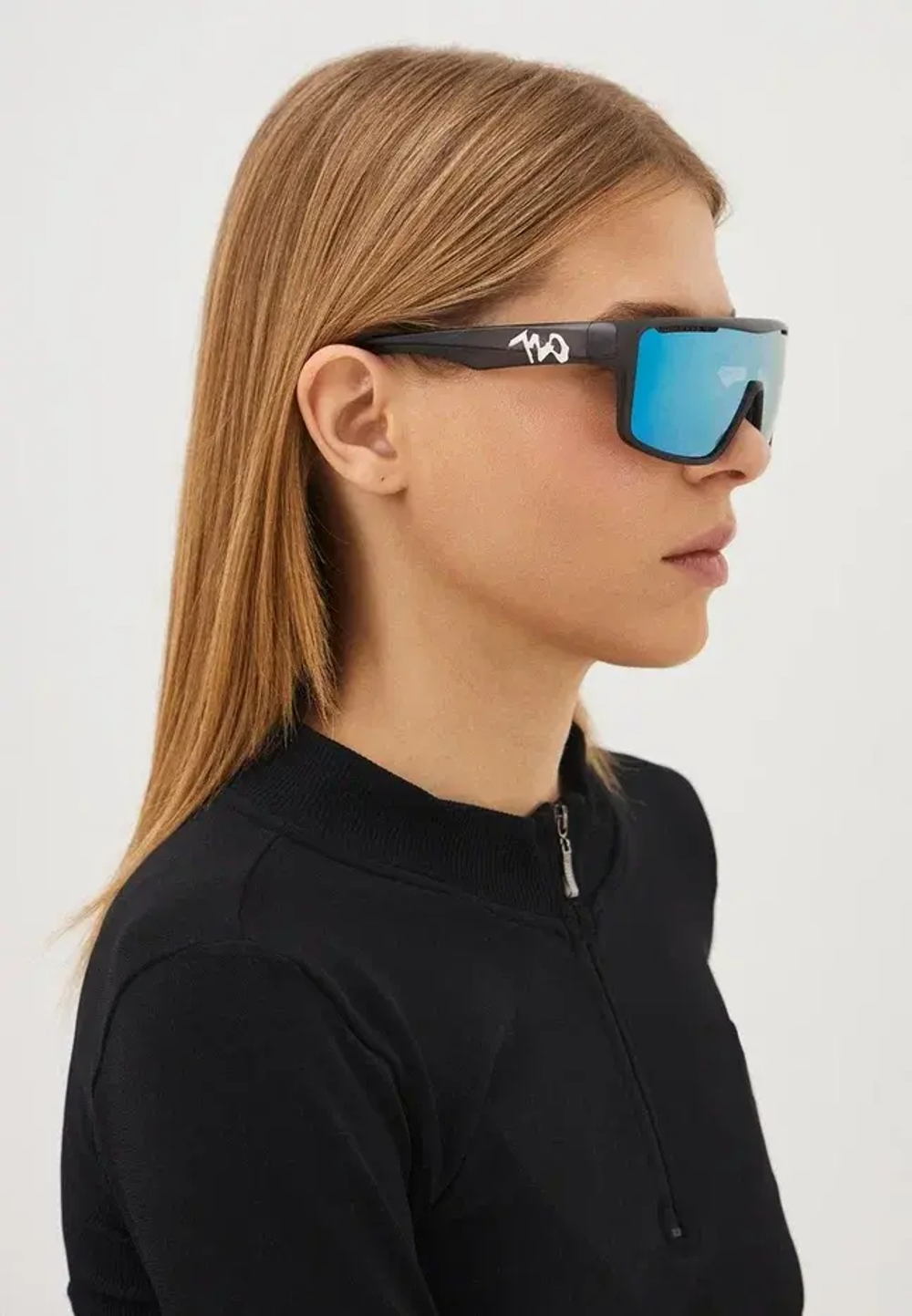 Спортивные очки 720armour Alpha / Matte Crystal Grey / Smoke Full Blue White Lens