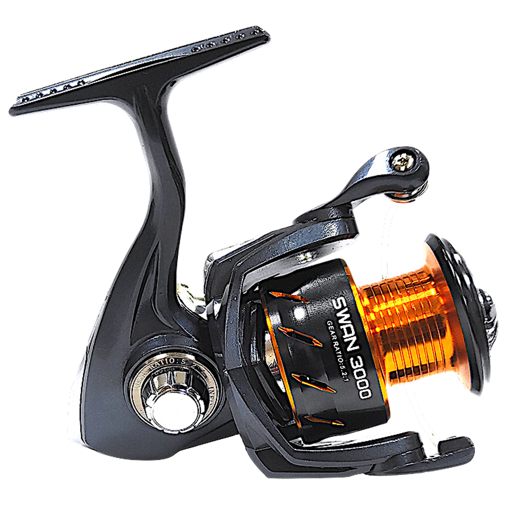 Катушка HitFish Swan bb4+1 2000 (5.2:1) 0.203/0.235/0.285мм-280/210/150м __см/об 250г max5кг