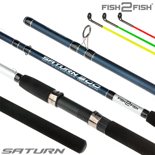 Удилище штекерное стекло фидерное 3 колена Fish2Fish Saturn Feeder (90-120-150) 3,6 м