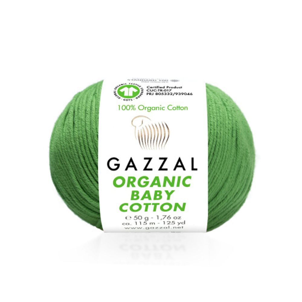 ORGANIC BABY COTTON,св.зеленый