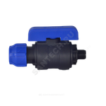 Кран шаровой компрессионный ПЭ Дн 40х1 1/4" НР Ру16 VALFEX 1210012640114