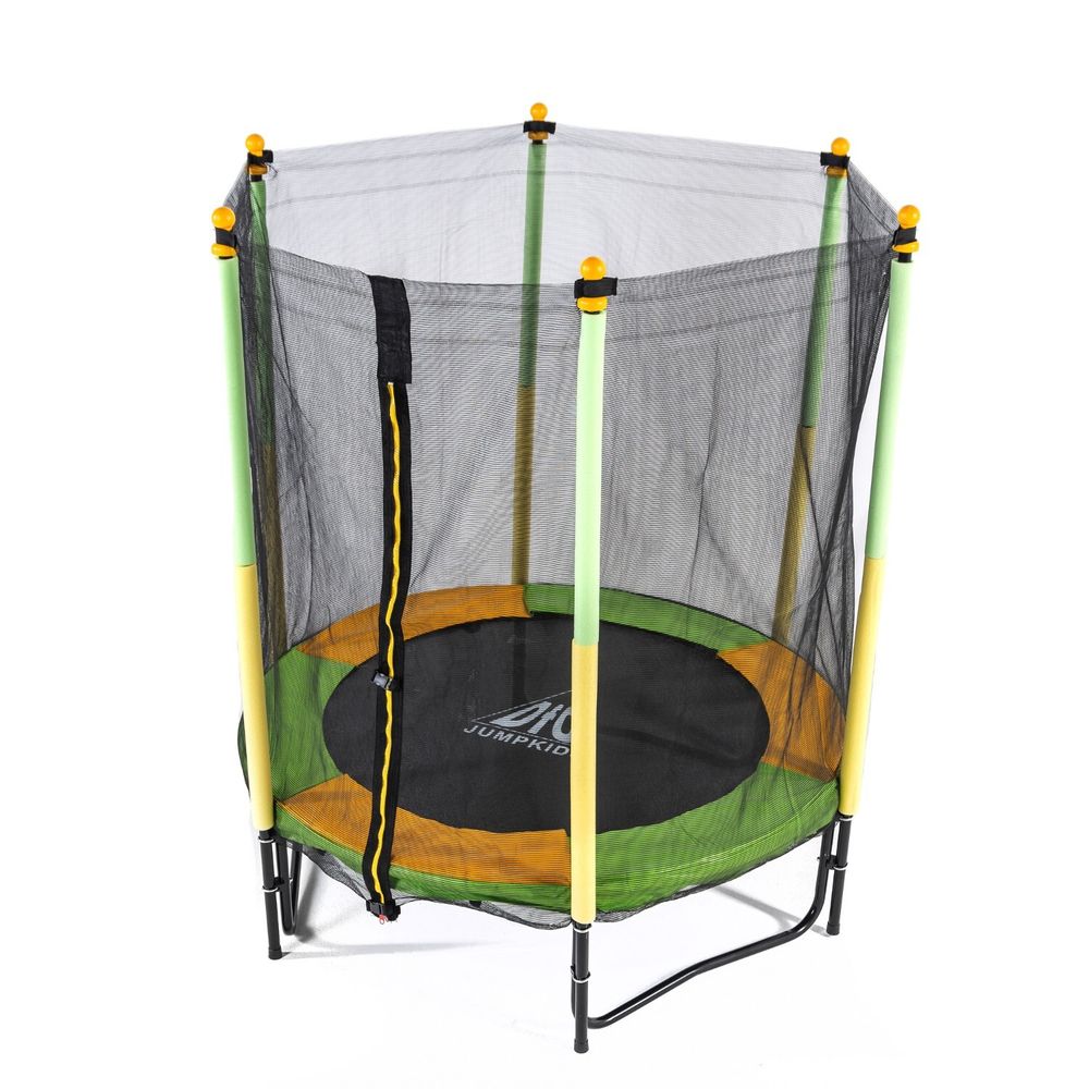 Батут DFC JUMP KIDS 55&amp;quot; зелено-желтый