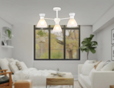 Светильник подвесной TR3177/3 WH белый E27/3 max 40W D570*280