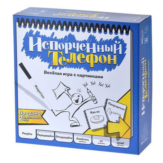 Игра "Испорченный телефон" (telestrations)